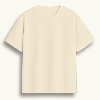 Camiseta de manga corta beige